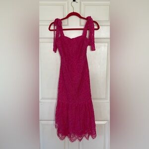 VICI Miami High Tea Lace Midi Dress